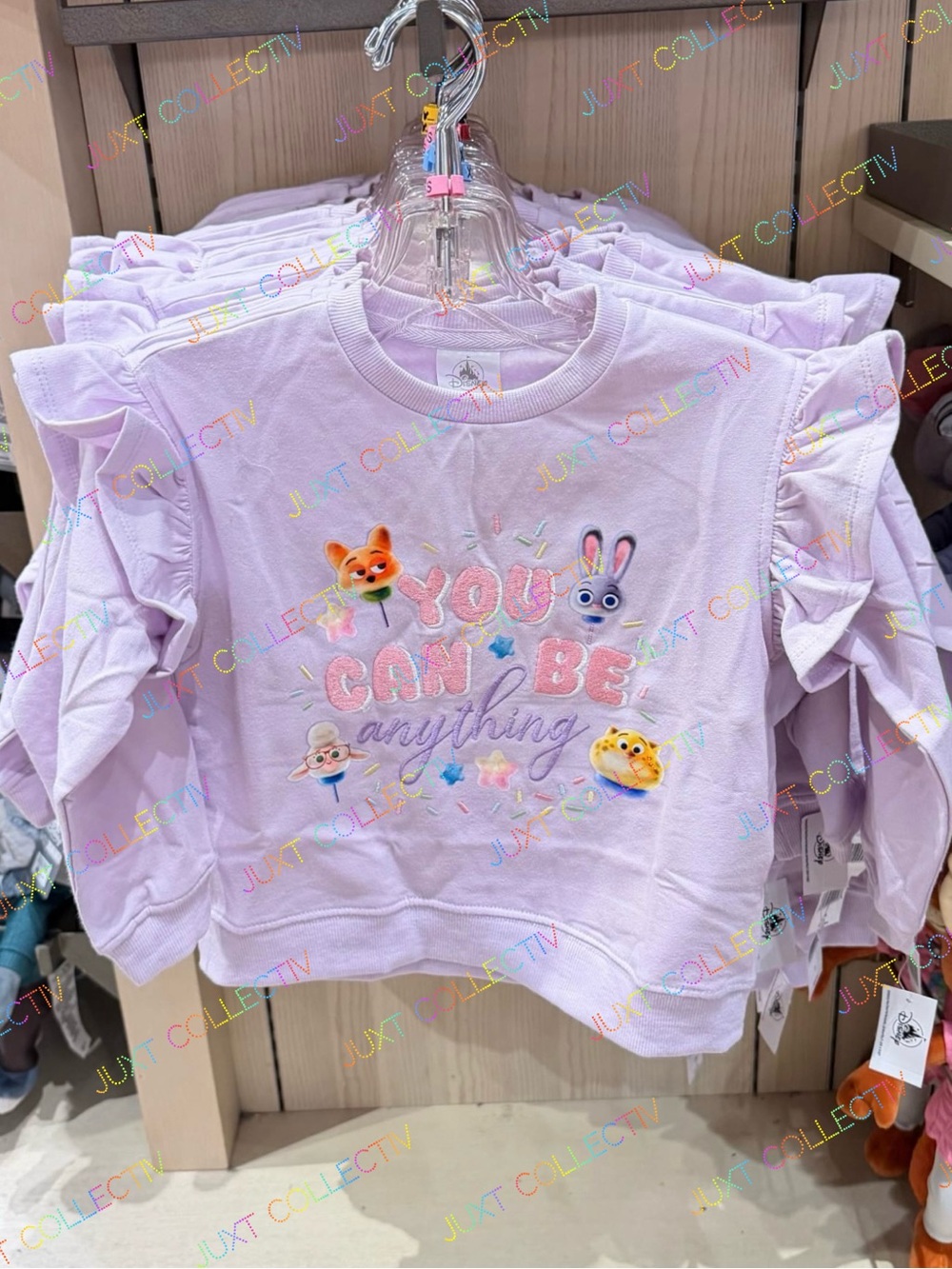 Disneyland Zootopia You Can Be Kids Anything Pullover Crewneck Sweatshirt